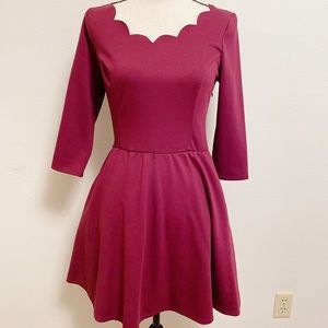 cute dark purple dress